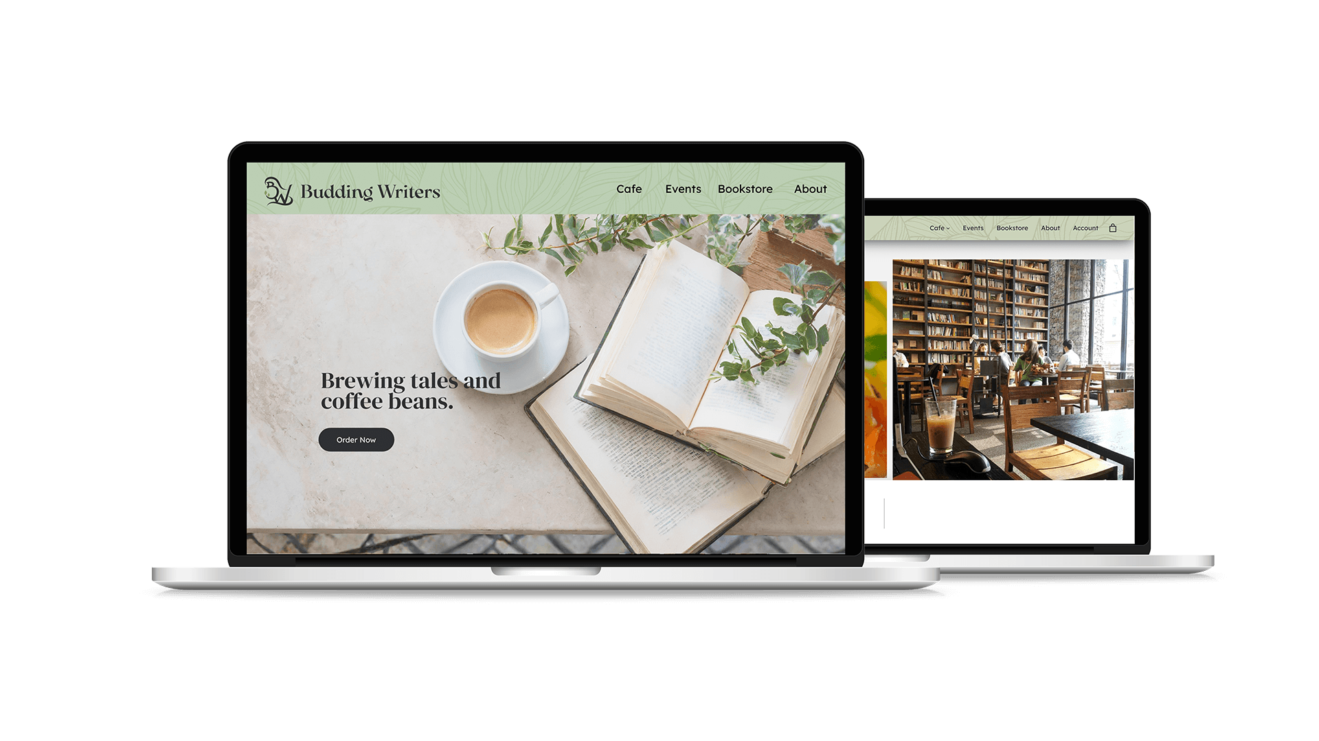 Budding Writers mockup