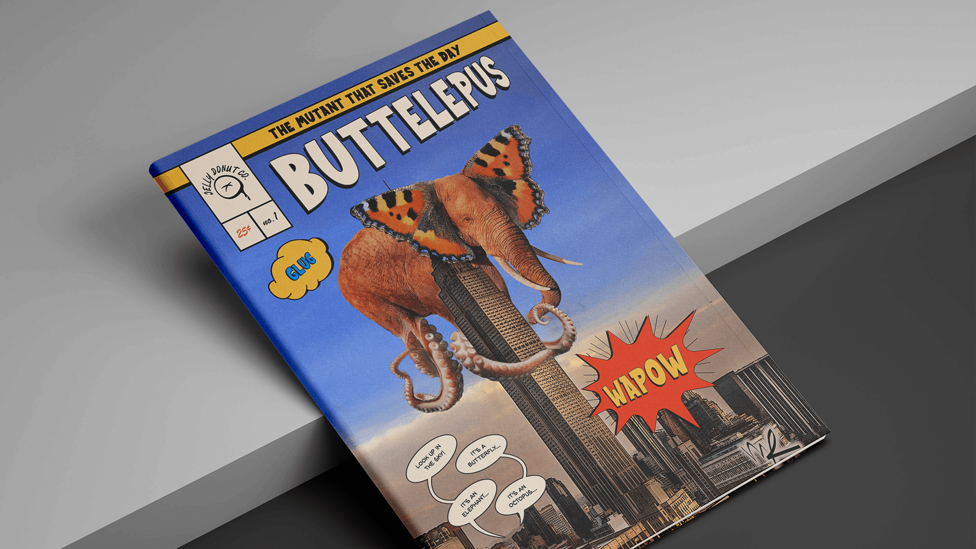 Buttelepus comic mockup