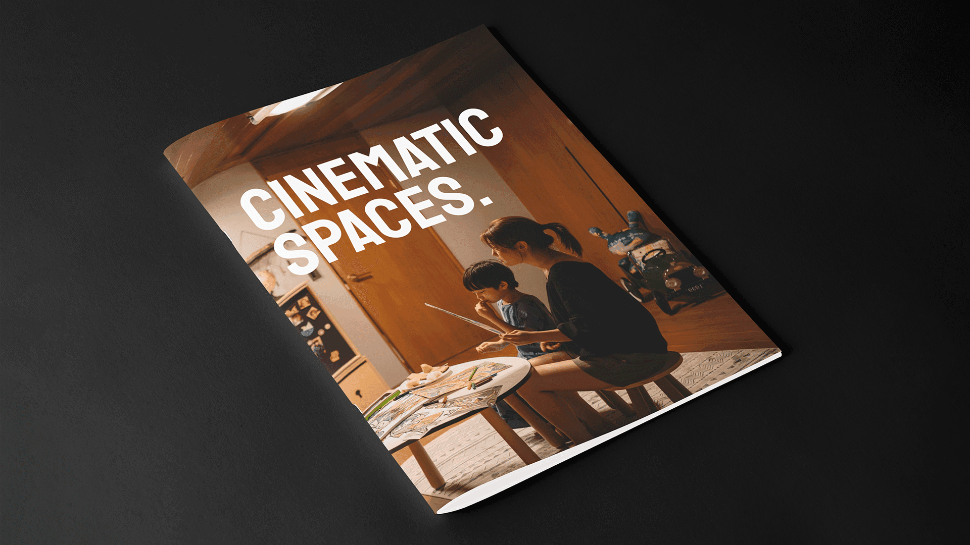Cinematic Spaces magazine mockup