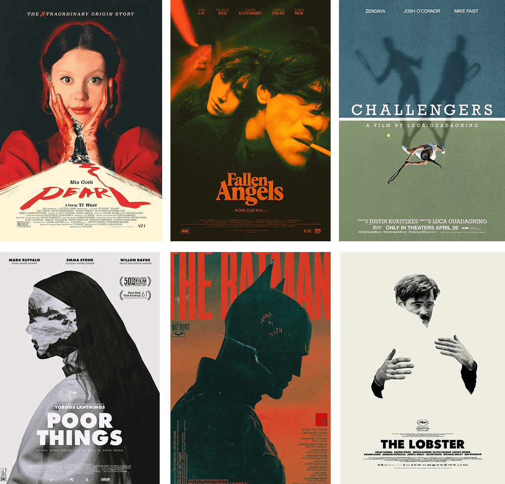Mood board of poster inspiration